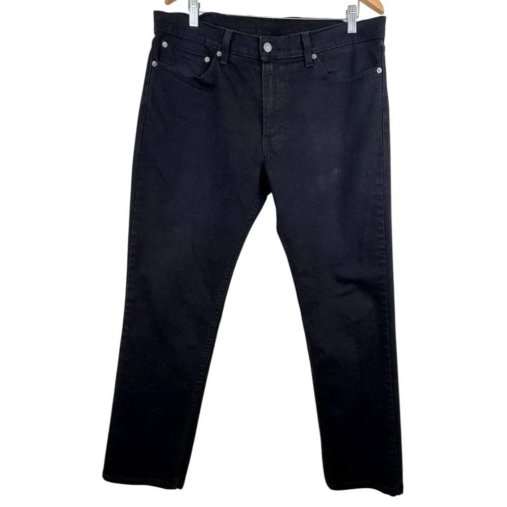 Levis 511 Tapered Slim Fit Men's‎ Denim Jeans Size 36x29 (actual) Black Stretch
